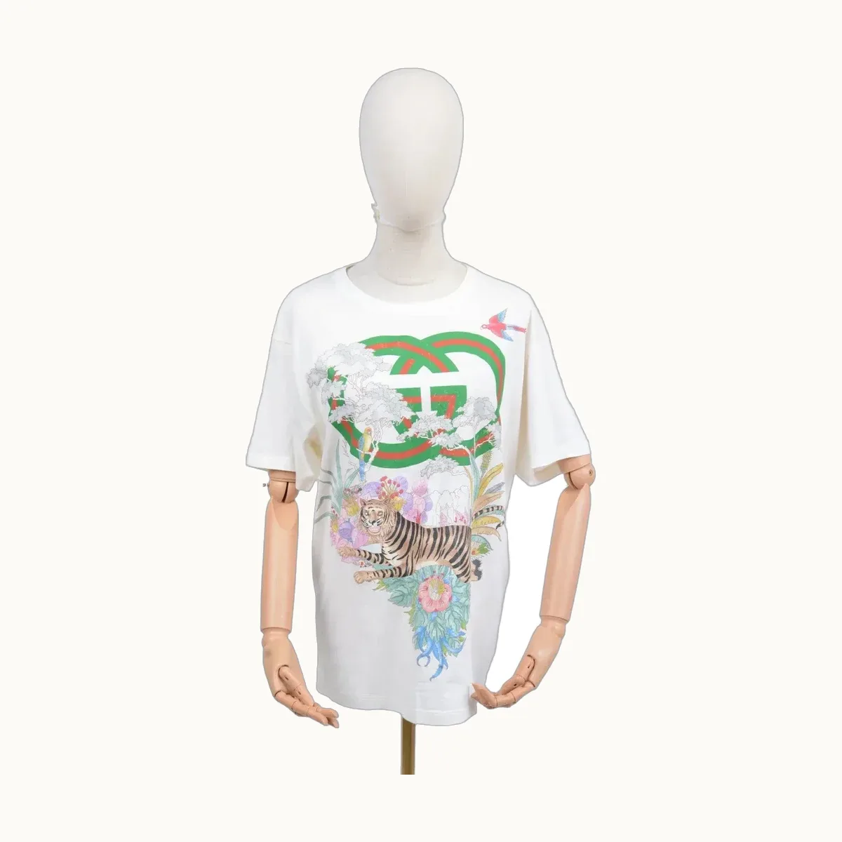 Gucci Tiger Lunar New Year Blanca, Talla XS