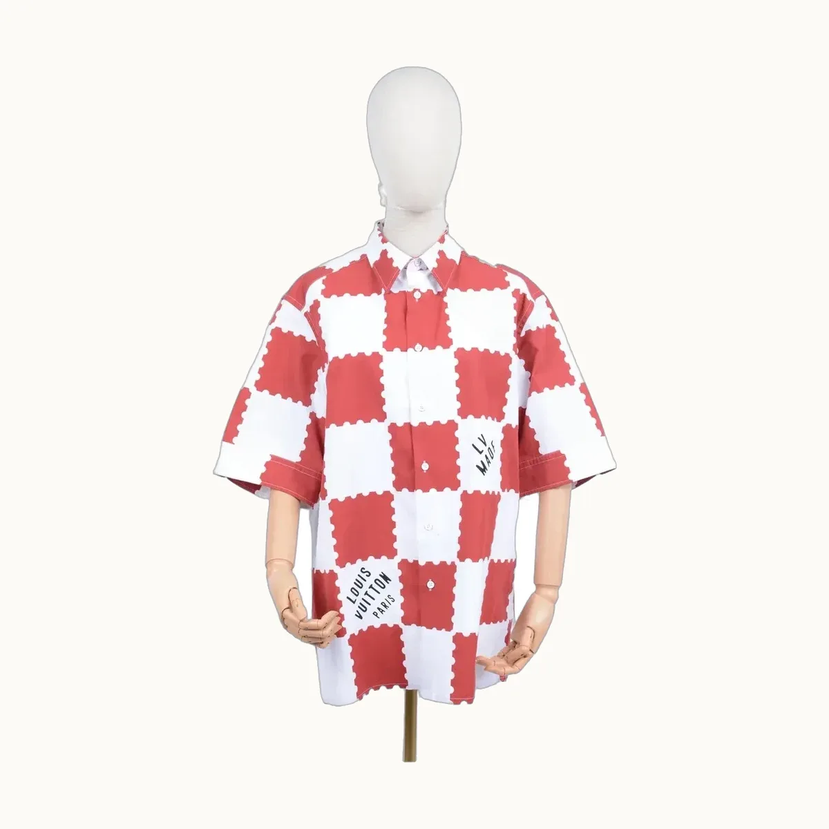 Louis Vuitton Giant Damier Nigo Roja, Talla M