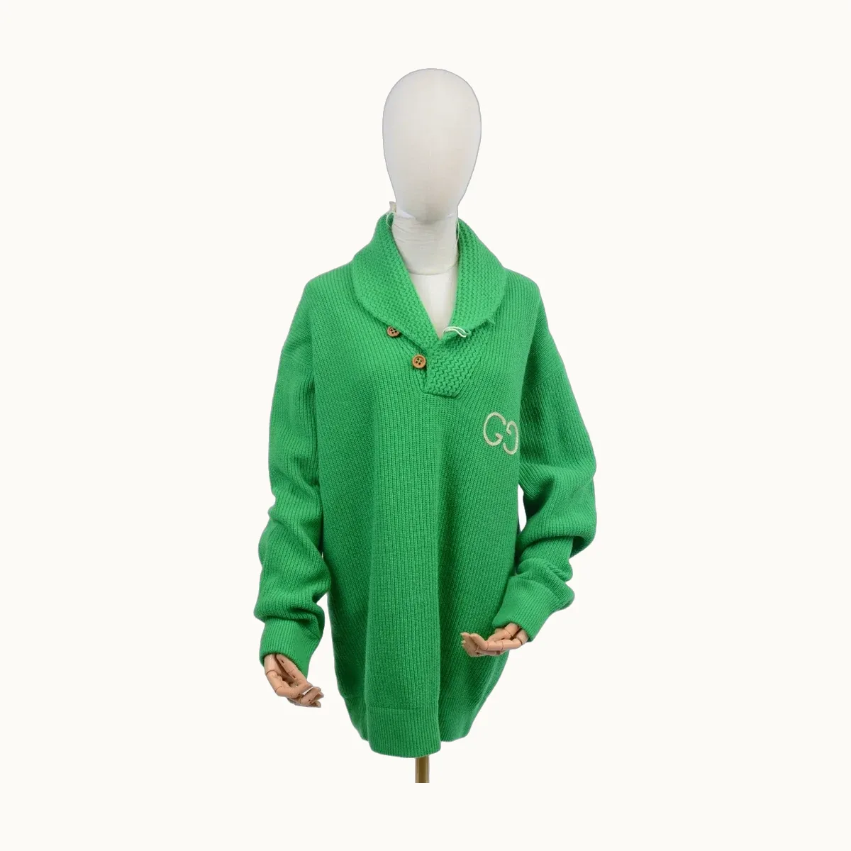 Gucci GG Pull Verde, Talla XXL