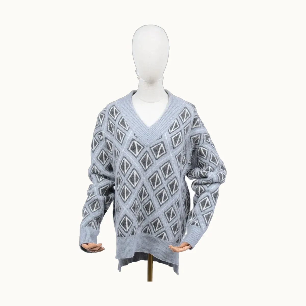 Dior Neck Cd Diamond Gris, Talla L