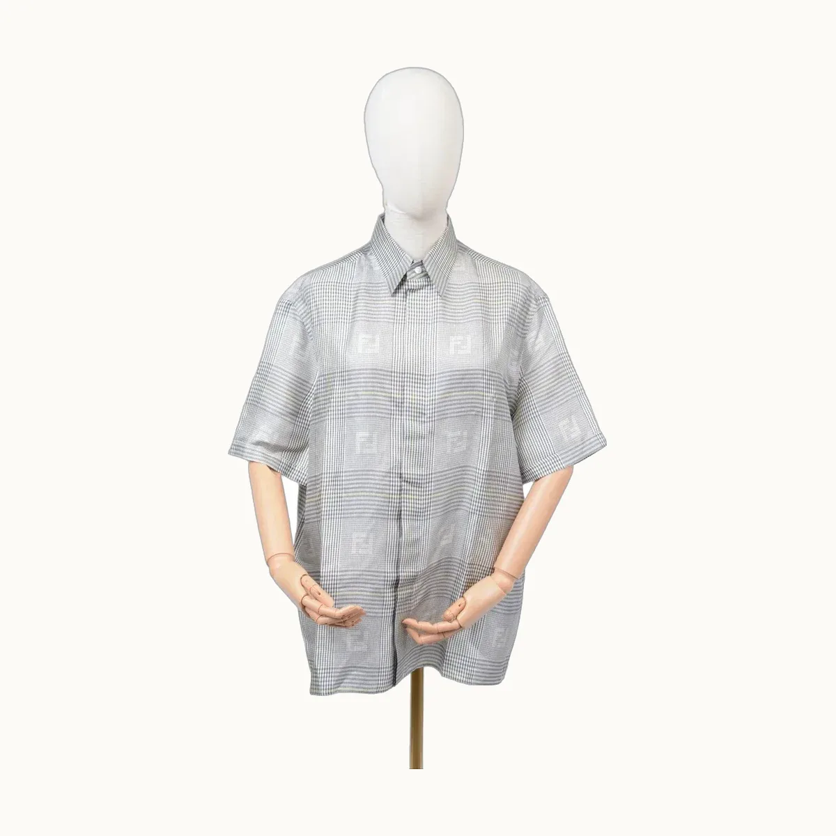 Fendi Prince Of Wales Gris, Talla XS