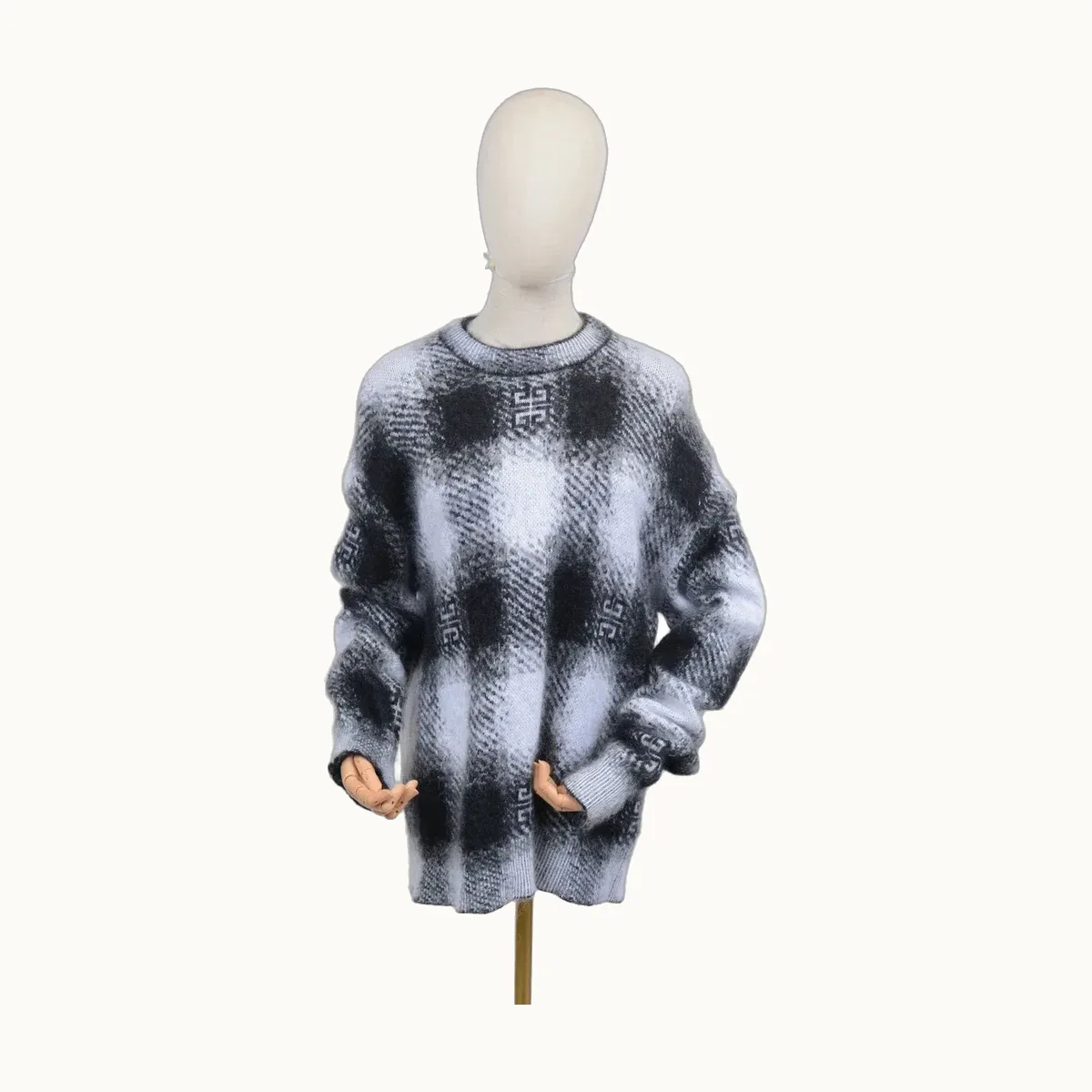 Givenchy 4G Mohair Gris, Talla XXL