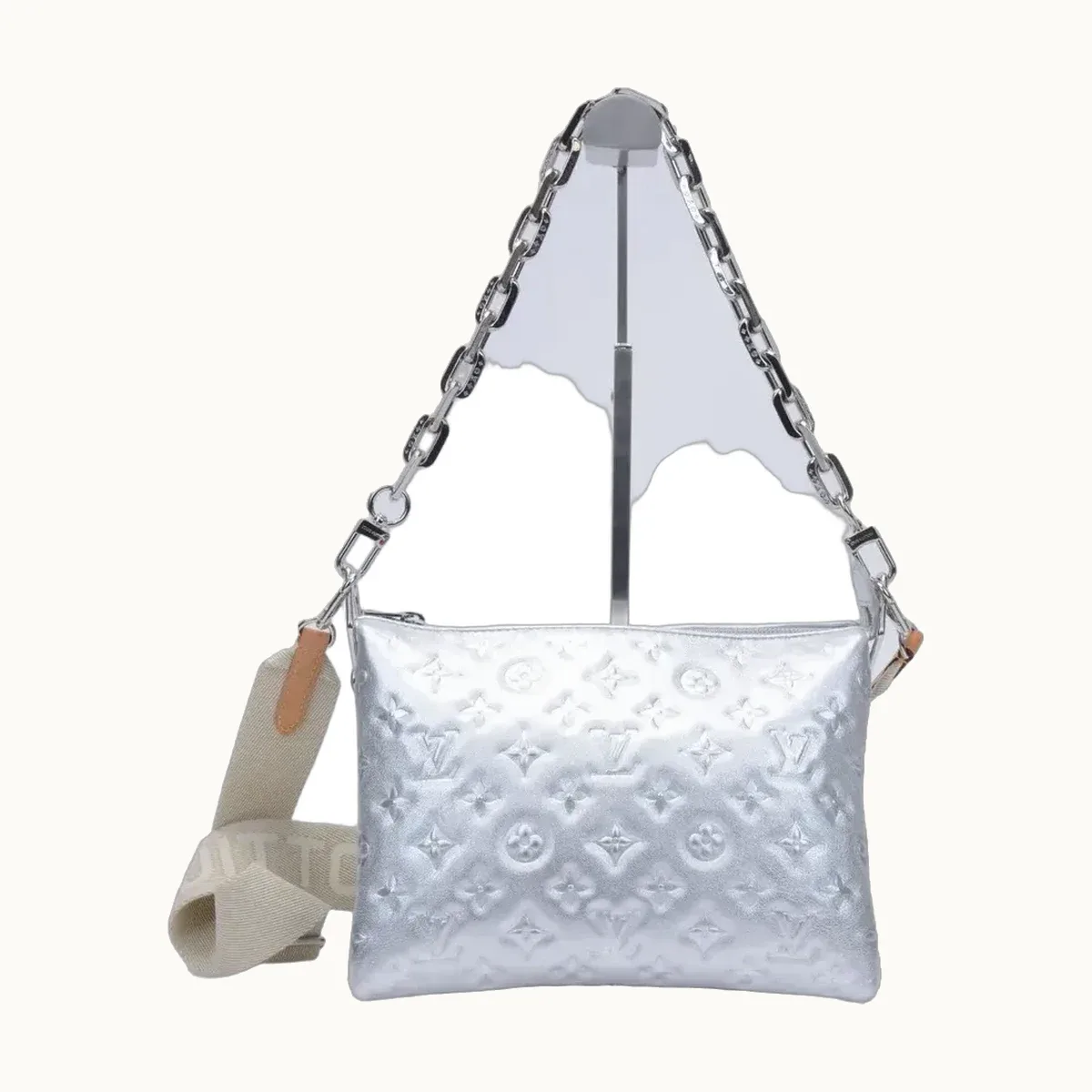 Bolsa Louis Vuitton Coussin PM Plateada