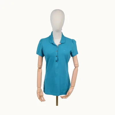 Shorts Burberry Sleeve Azules, Talla M
