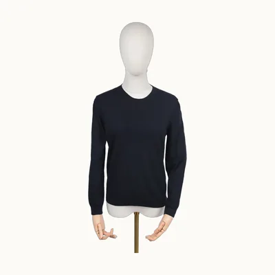 Valentino Crew Neck Wool Negra, Talla S