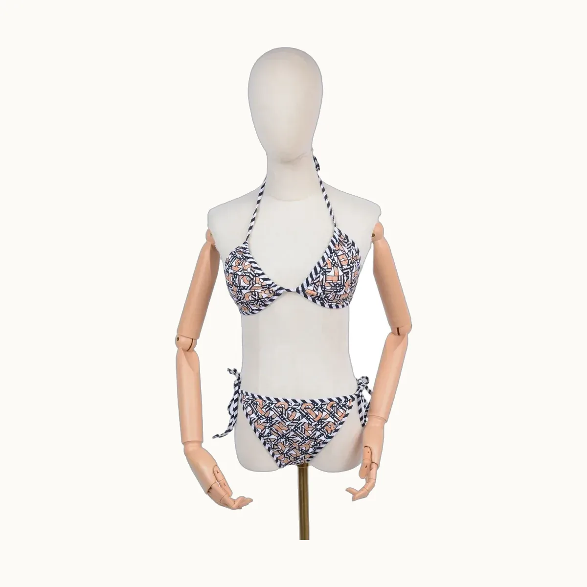 Bikini Burberry Tb Estampado, Talla XS