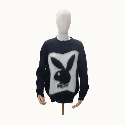 Saint Laurent Playboy Mohair Negra, Talla S