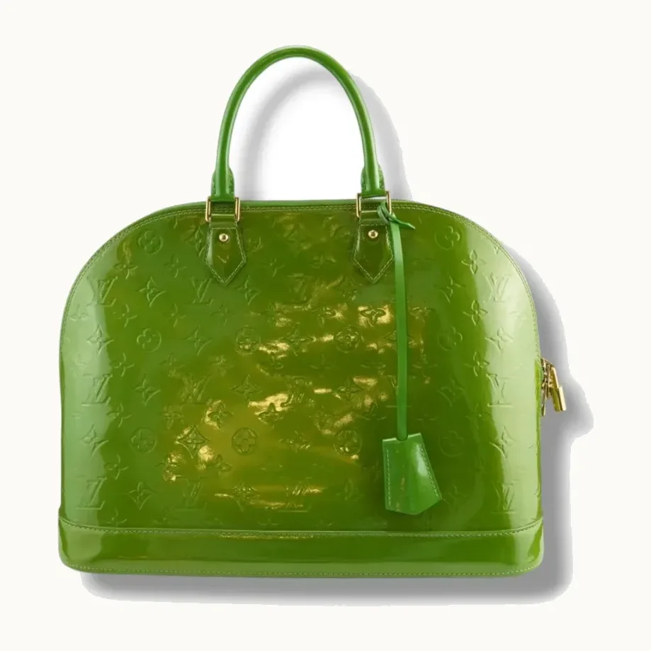 Bolsa Louis Vuitton Alma Vernis GM In Verde