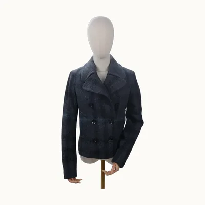 Burberry Wool Gris, Talla 6 MX