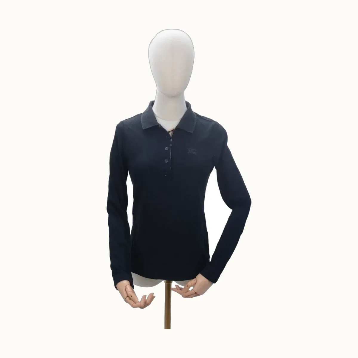 Burberry Haymarket Negra, Talla XS