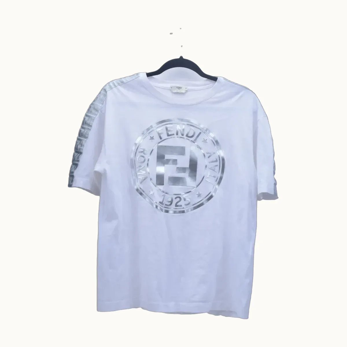 Fendi Logo Blanca, Talla XS