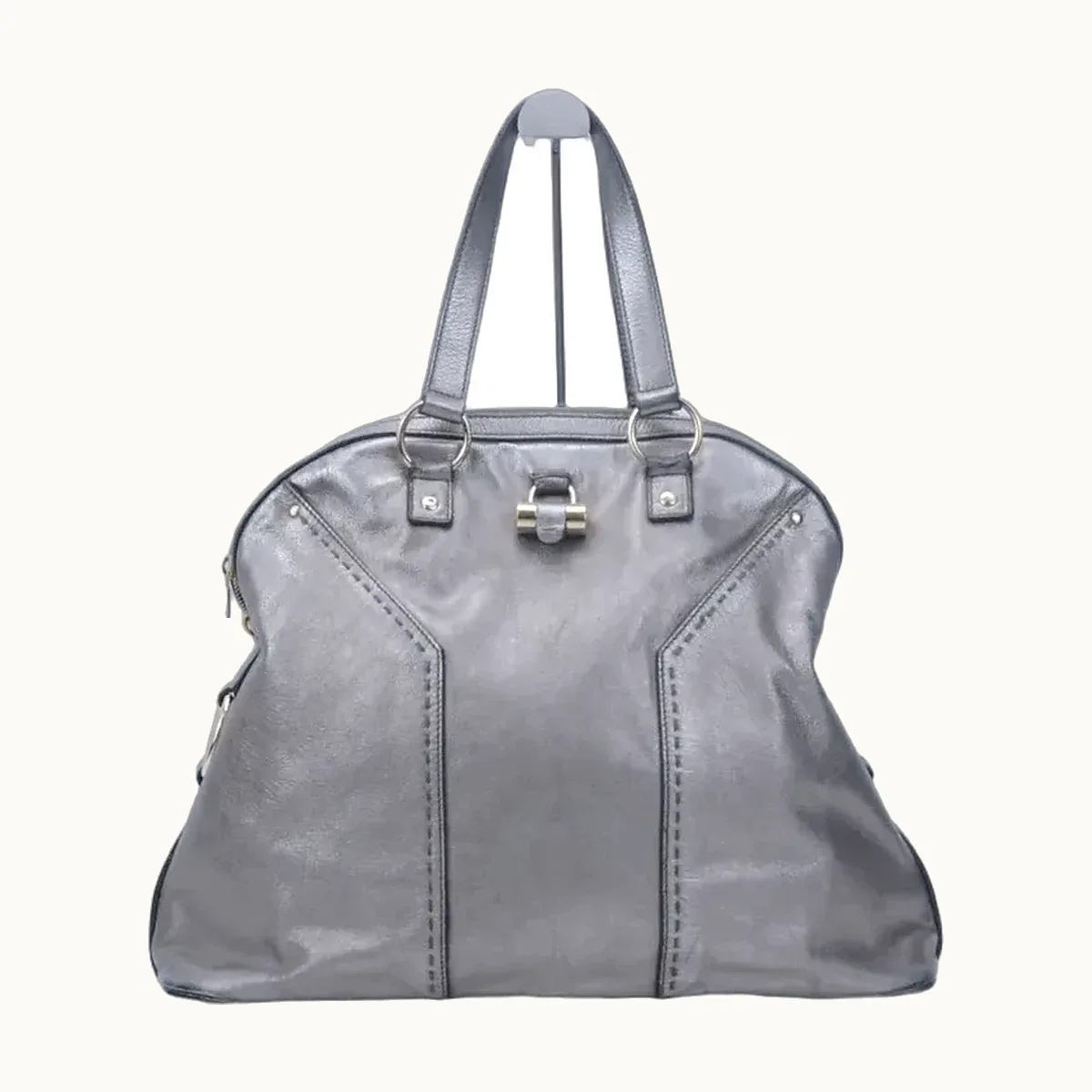 Bolsa Saint Laurent Muse Plateada