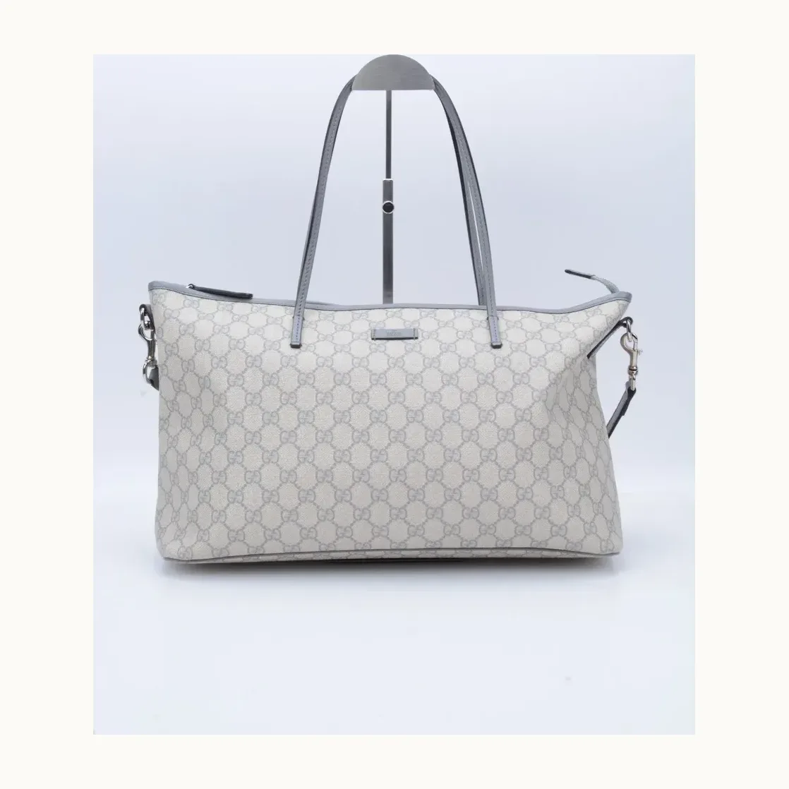 Bolsa Tote Gucci Zippered Medium GG Supreme