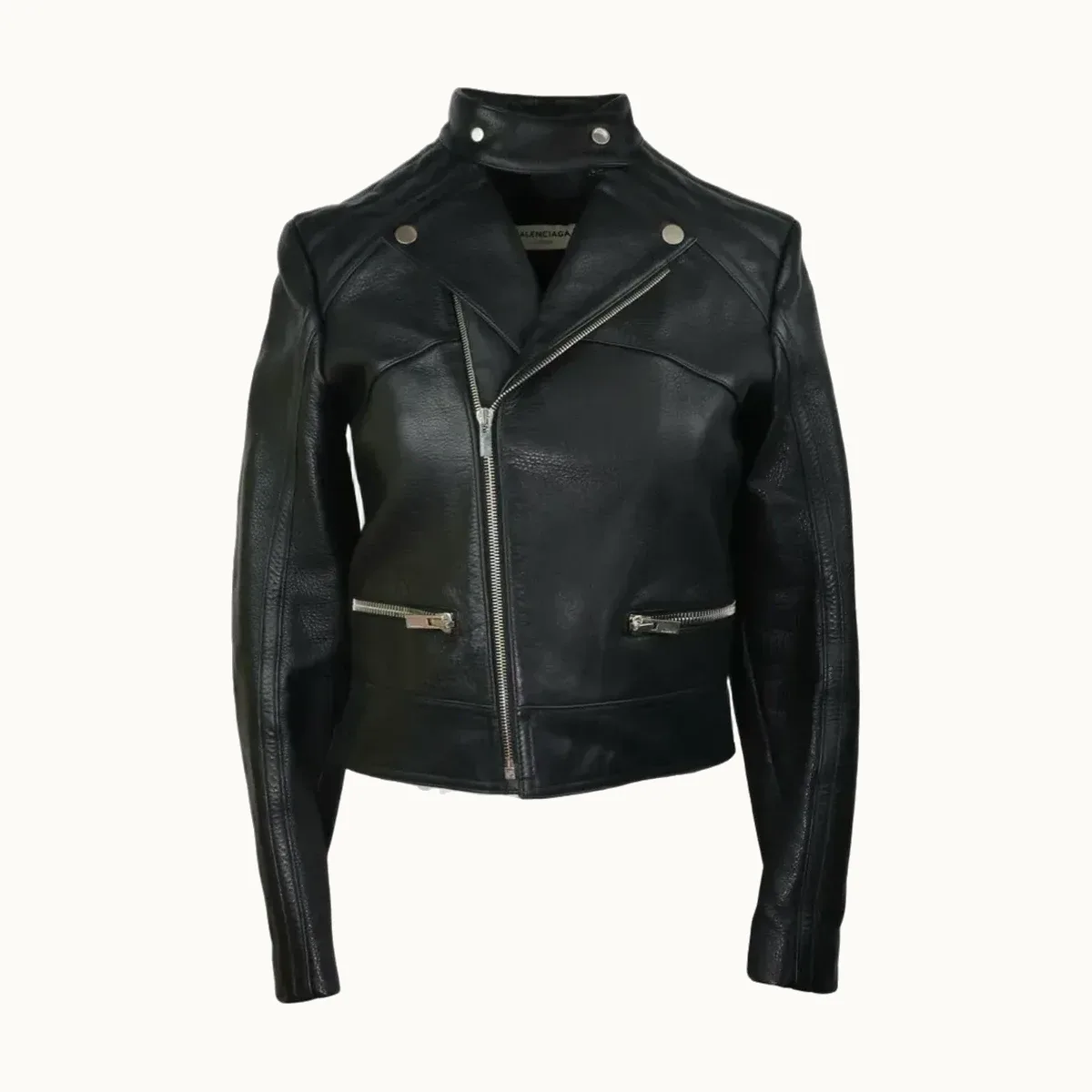 Chamarra Balenciaga Biker, Talla 38 IT
