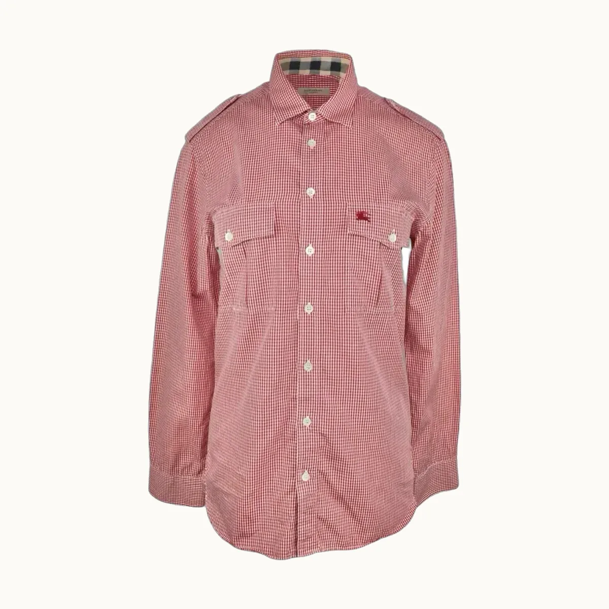 Camisa Burberry Gingham, Talla S