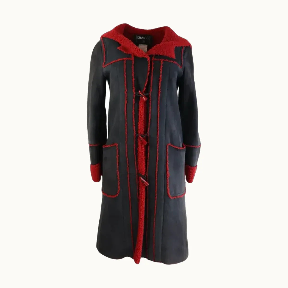 Abrigo Chanel Largo, Talla 38 FR
