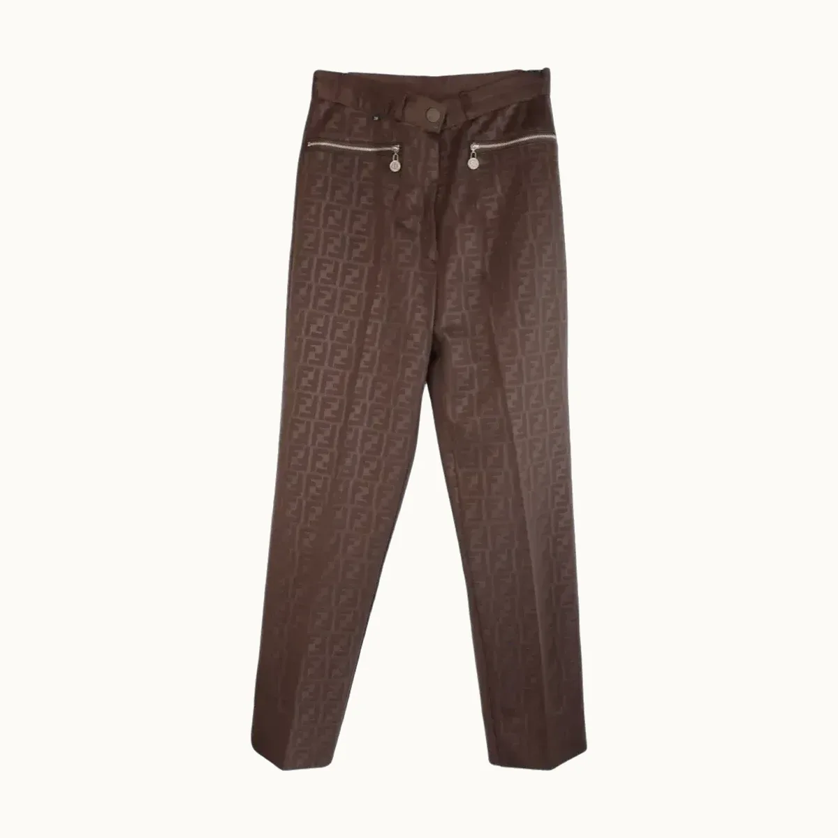 Pantalón Fendi Zucca, Talla 38 IT