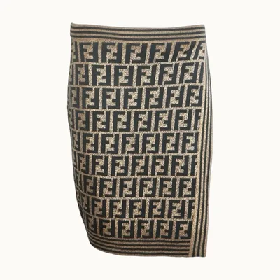 Falda Fendi Zucca, Talla 42 IT