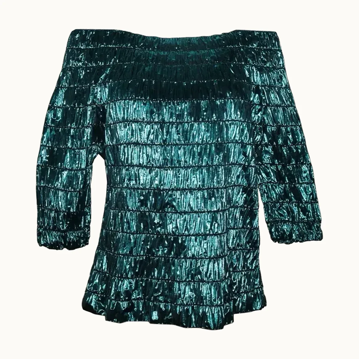 Blusa Dior Off Shoulder, Talla S
