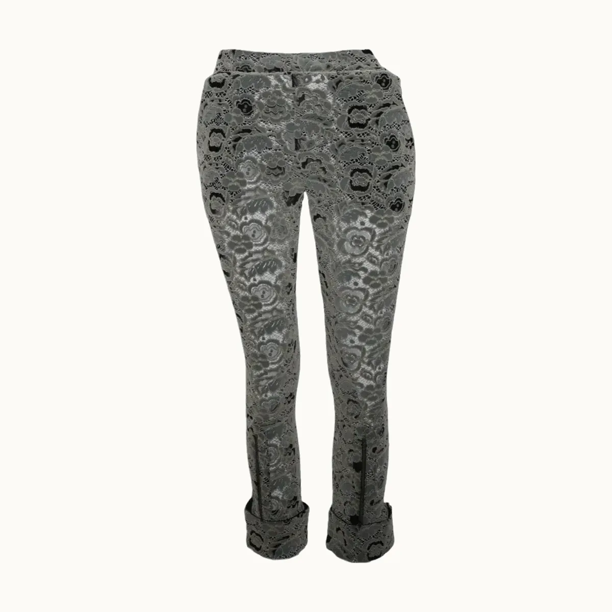 Pantalón Louis Vuitton Capri Encaje, Talla 34 IT