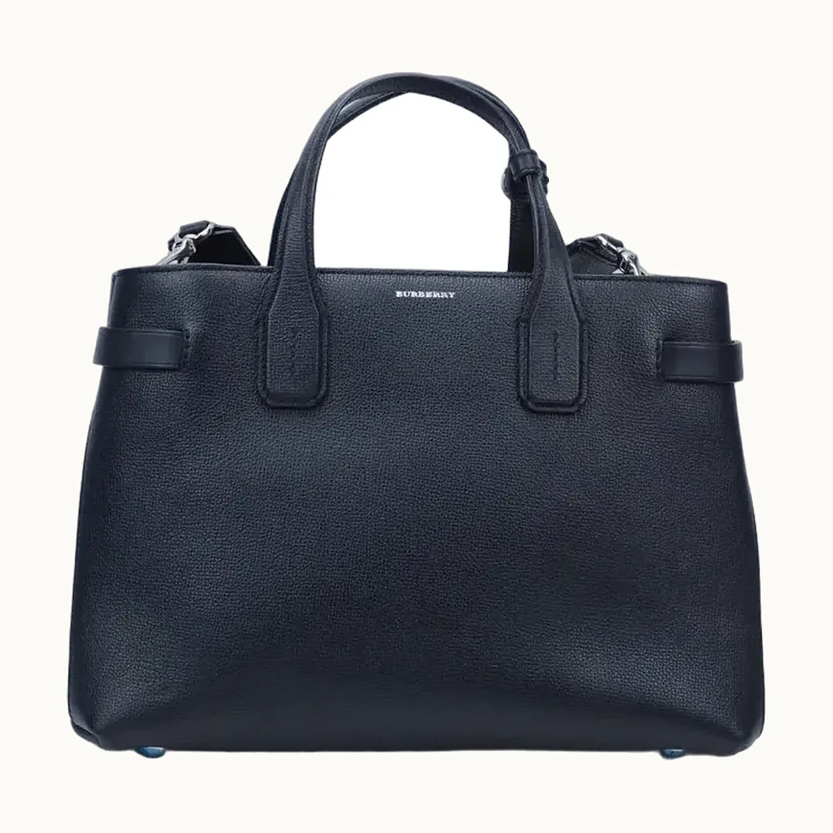 Bolsa de Mano Burberry Banner Medium Negra