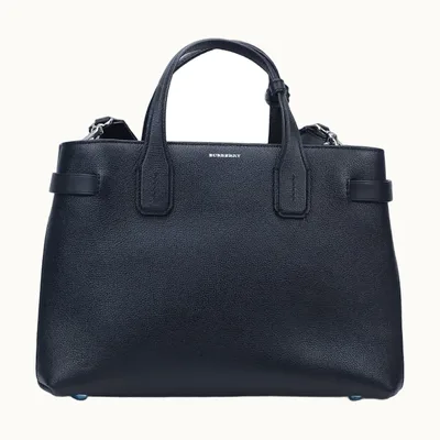 Bolsa de Mano Burberry Banner Medium Negra