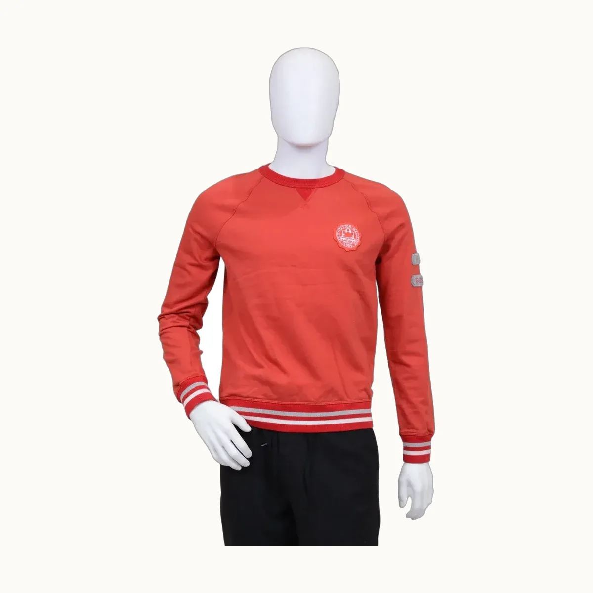 Sudadera Louis Vuitton Pullover Roja, Talla L