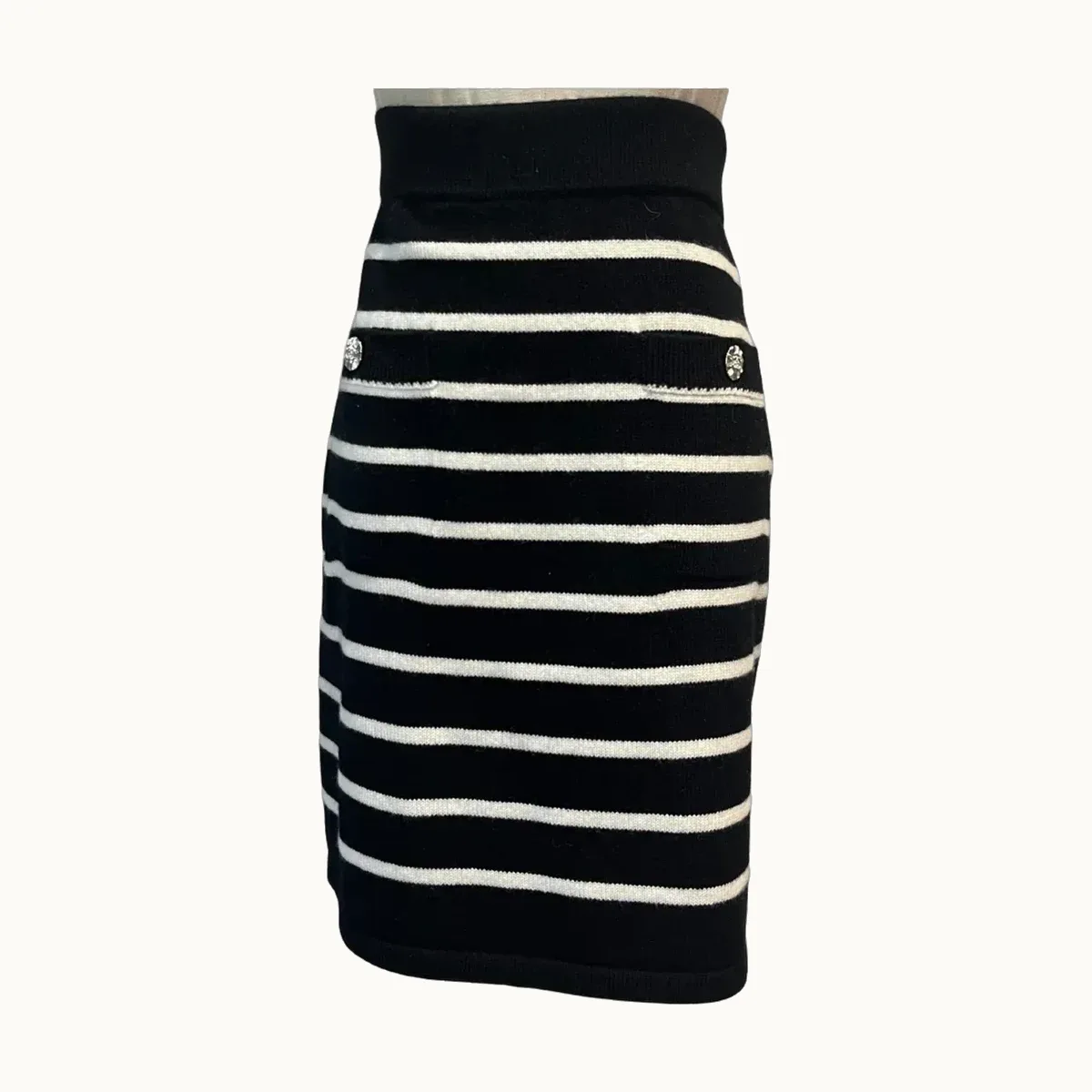 Falda Chanel, Talla 40 IT, Excelente, KV-6632