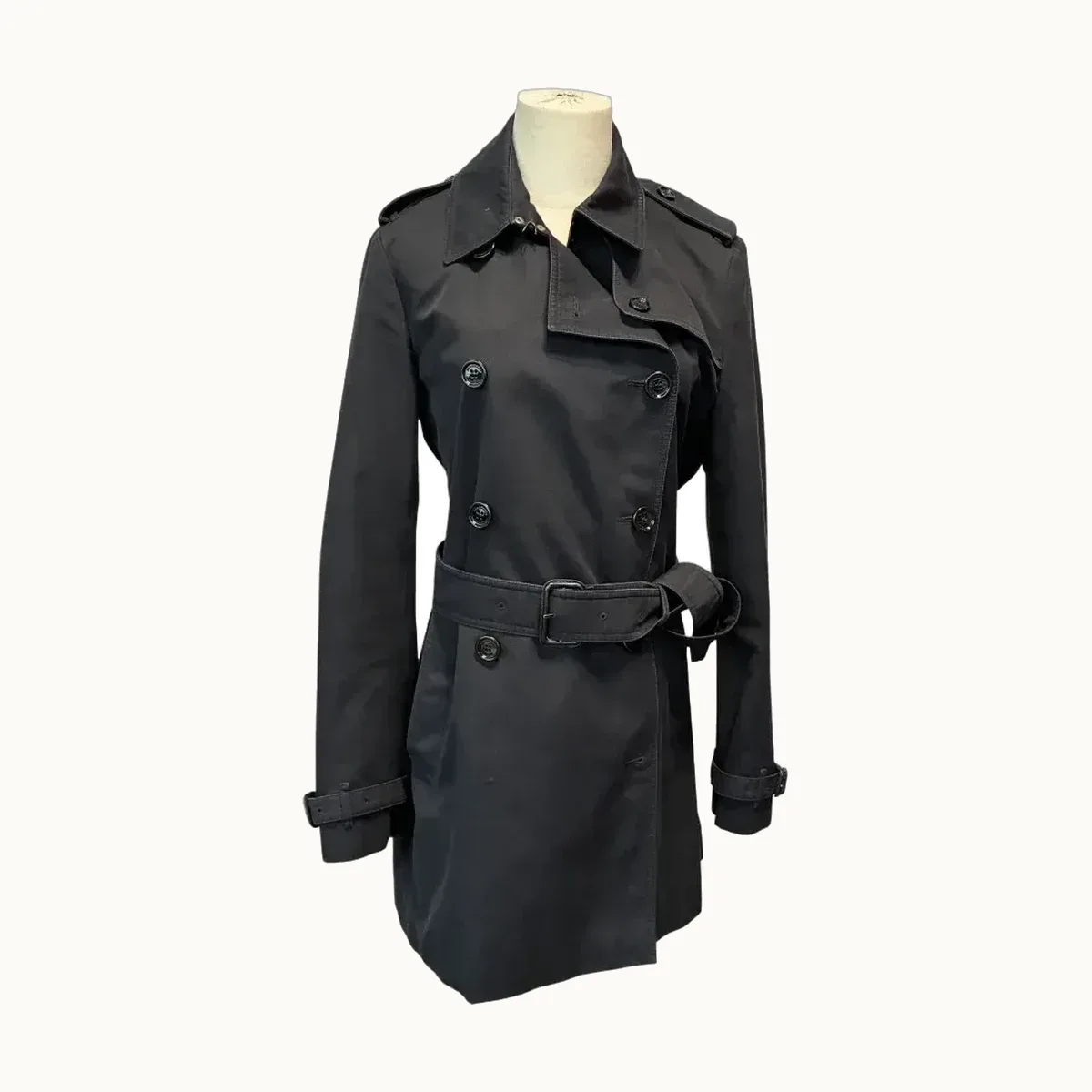 Gabardina Burberry, Talla 10 MX