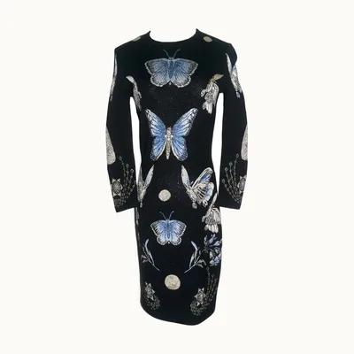 Vestido Alexander McQueen, Talla S, Excelente, KV-6789