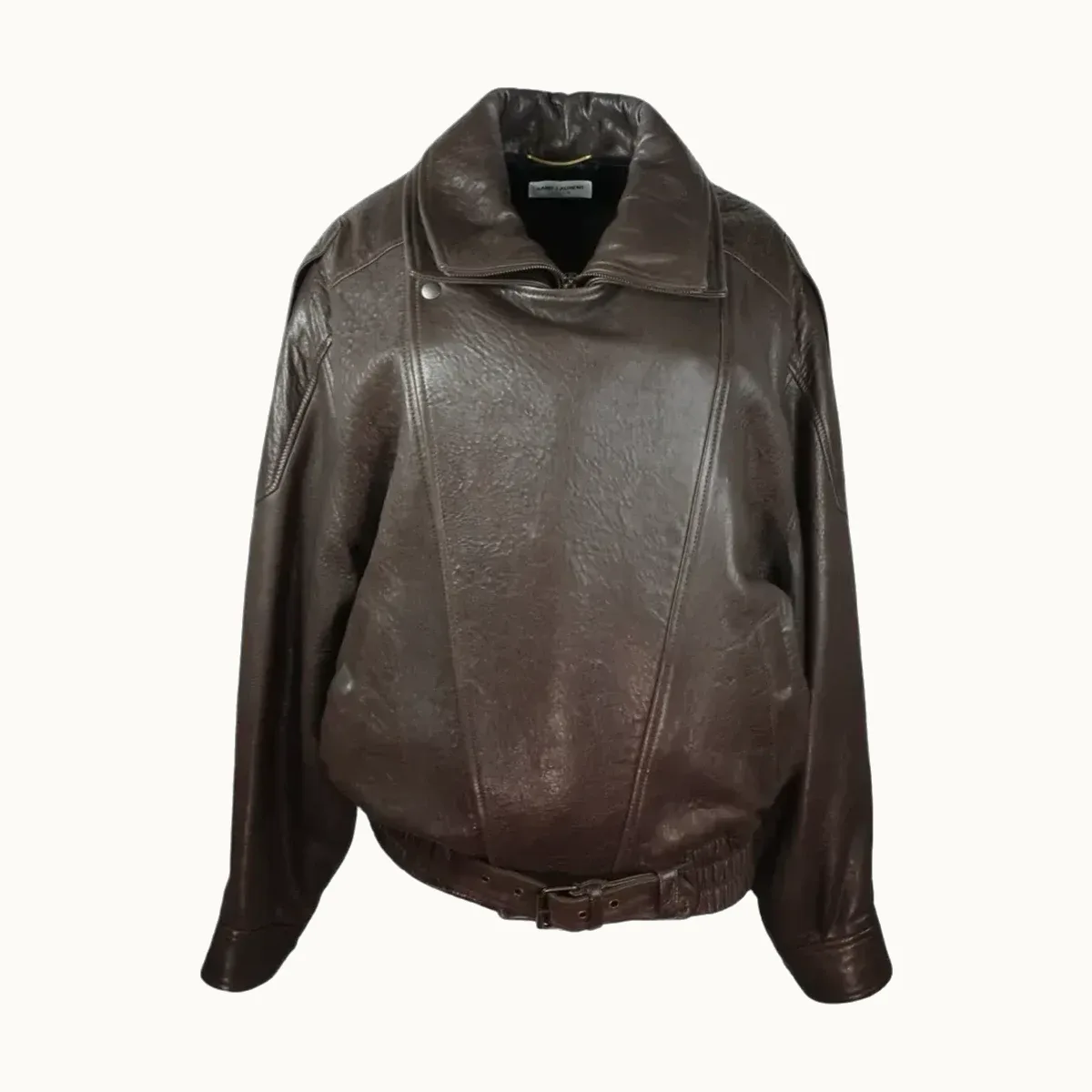 Chamarra Saint Laurent Biker Café, Talla 36 FR