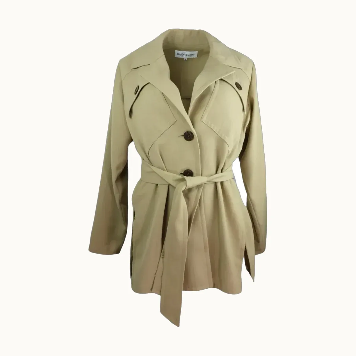 Chamarra Saint Laurent Safari, Talla 36 FR