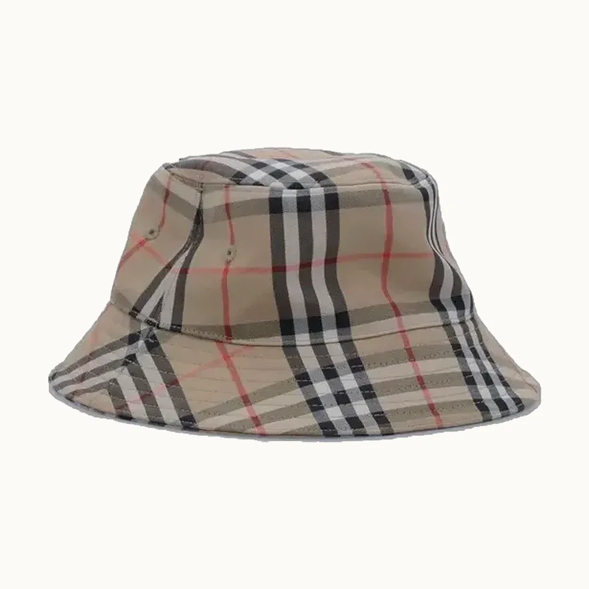 Sombrero de Pescador Burberry Check, Talla S