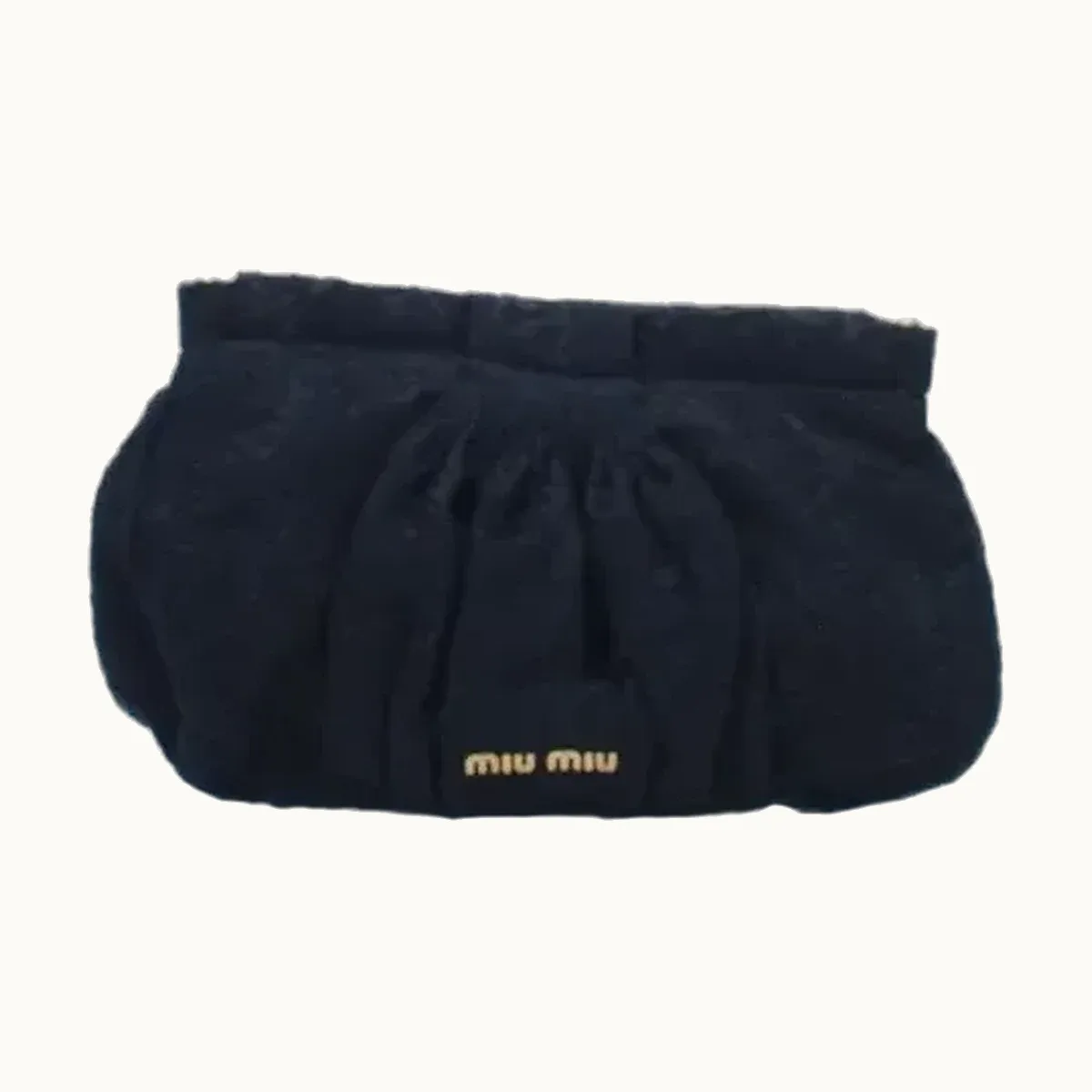 Pouch Miu Miu Clutches Lace Negro