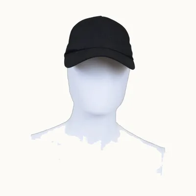 Gorra Saint Laurent Gabardine Negra, Talla XS