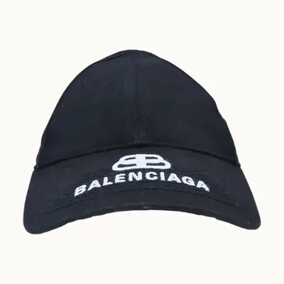 Gorra Balenciaga Baseball Negra, Talla L