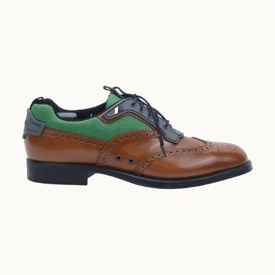 Mocasines Prada Brogue Cafe Talla 43.5