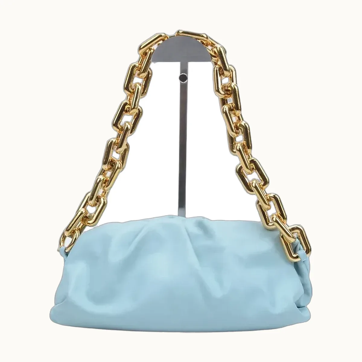 De hombro Bottega Veneta Chain Pouch Azul