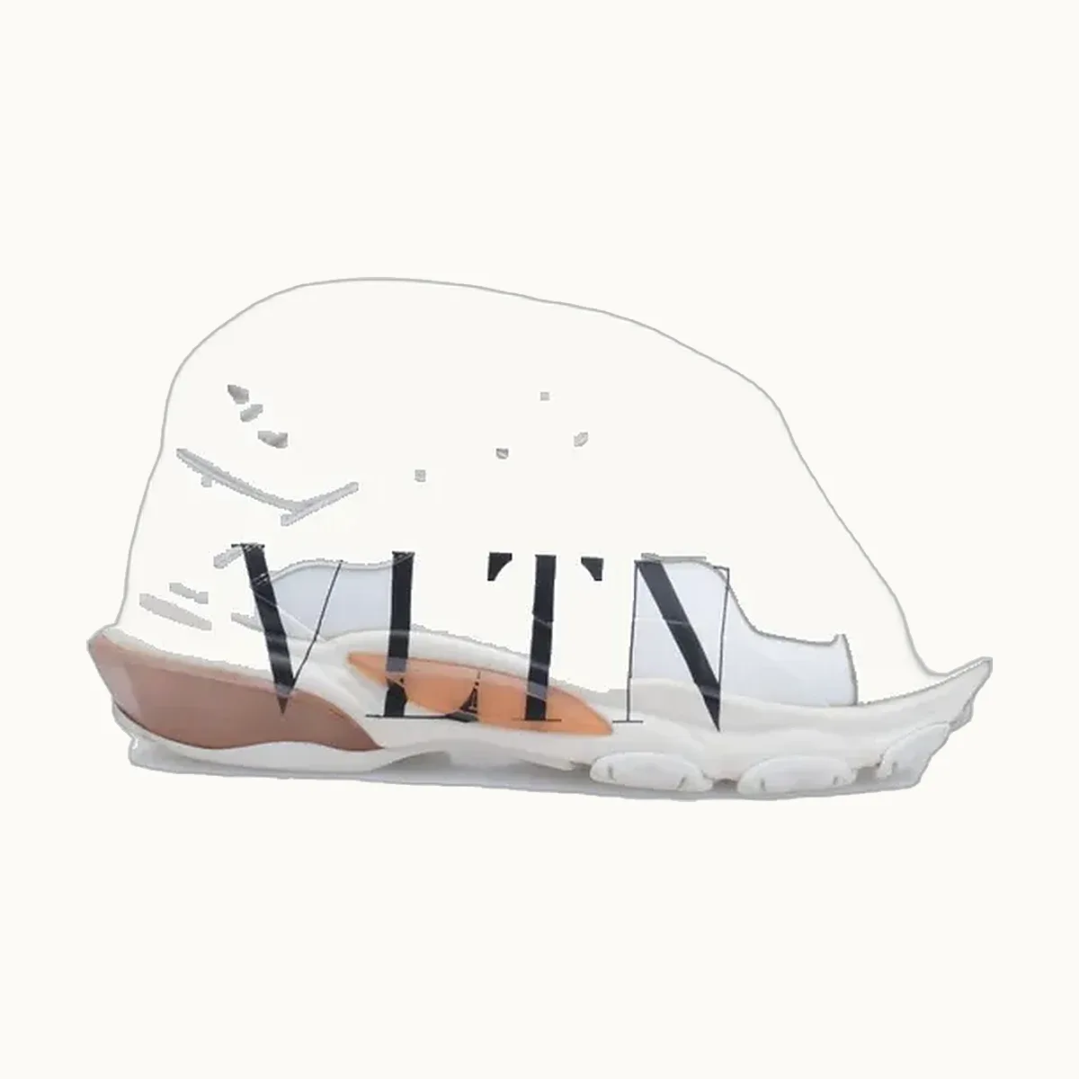 Tenis Valentino Bounce Blanco Talla 38 / 5 mx