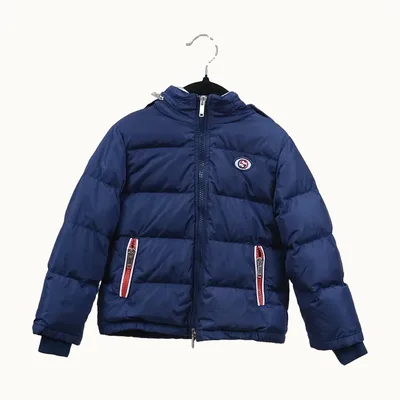 Chamarra Gucci Puffer Azul Talla 3M