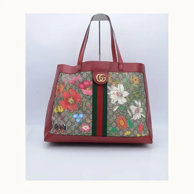 Bolsa Tote Gucci Ophidia Flora GG Supreme