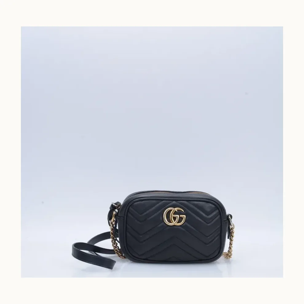 Bolsa Gucci Marmont GG Mini Negra