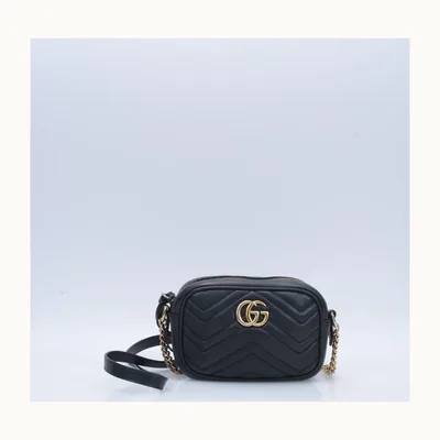 Bolsa Gucci Marmont GG Mini Negra