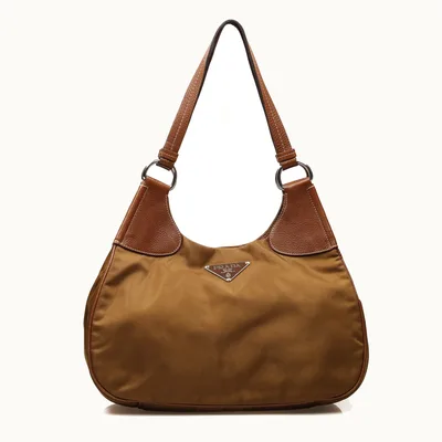 Prada Bolsa De Hombro Vintage Nylon