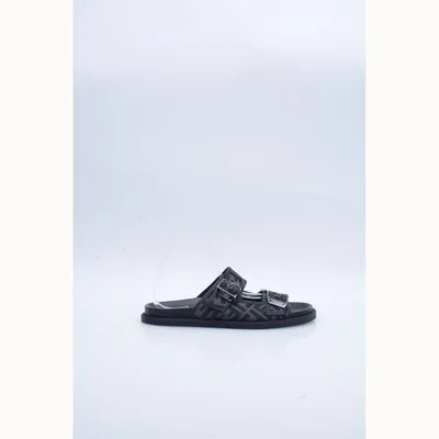Sandalias flat Fendi Feel Negro Talla 43