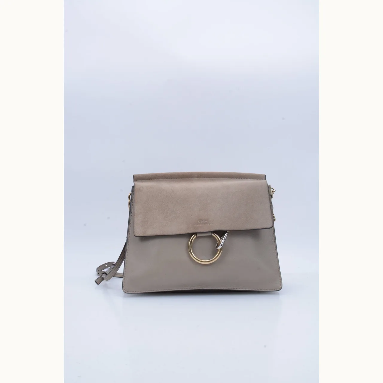 Chloé De hombro Chloe Faye Medium Taupe mediana