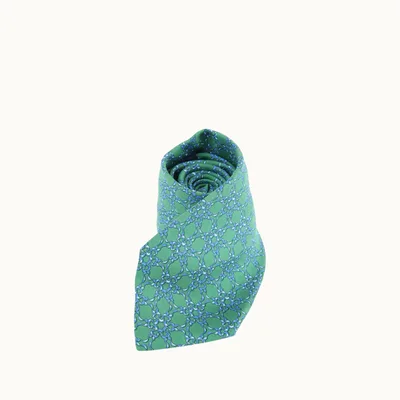 Hermès Corbata Hermés Flores Modernas