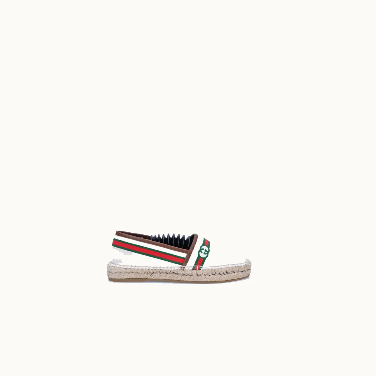 Alpargatas Gucci Embroidered Blanco Talla 38 / 5 mx