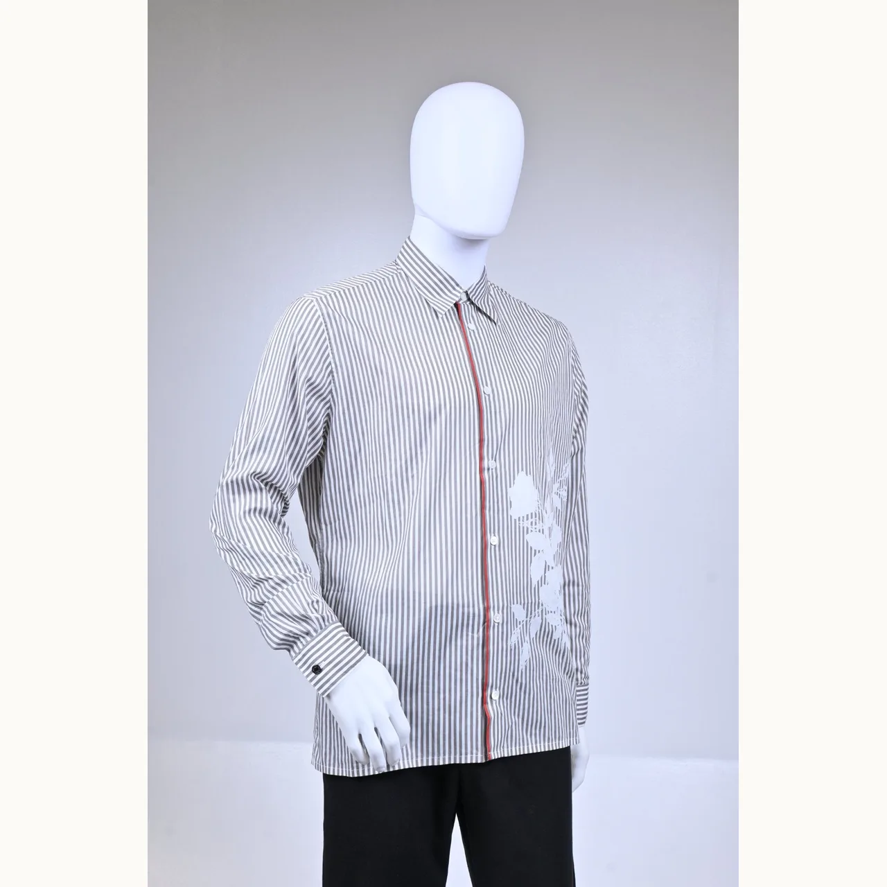 Hermès Camisa Hermes Flowers Estampado Talla L pequeña