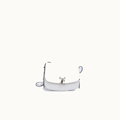 Crossbody Jimmy Choo Varenne Saddle Blanco